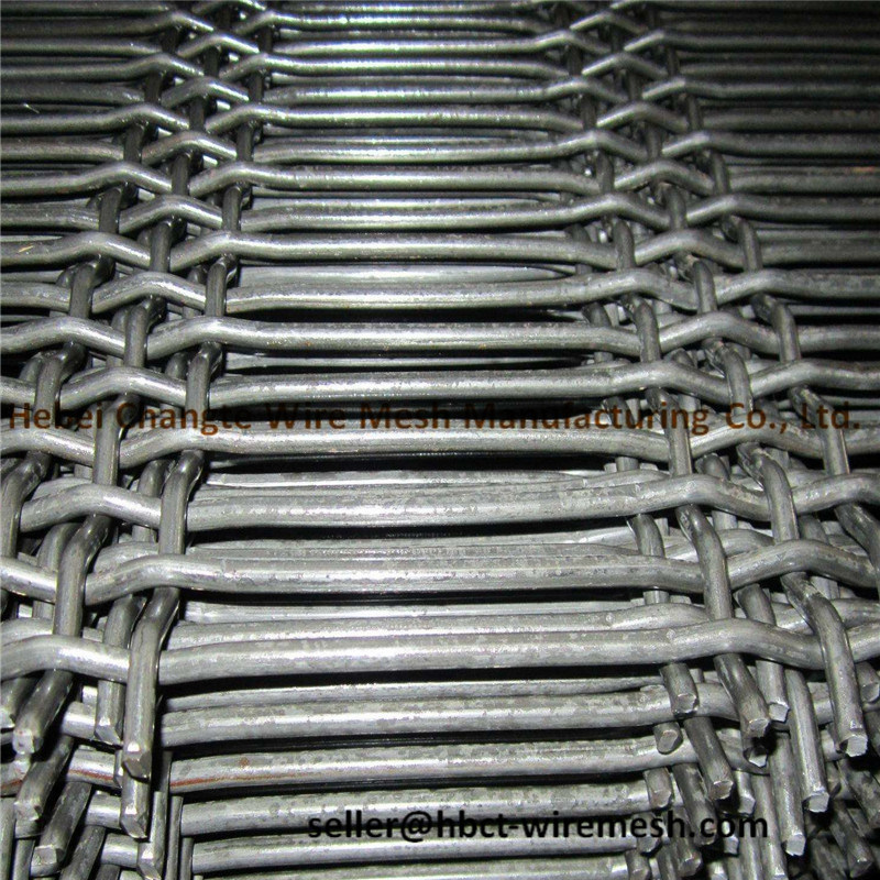 Galvanized Square Crimped Wire Mesh