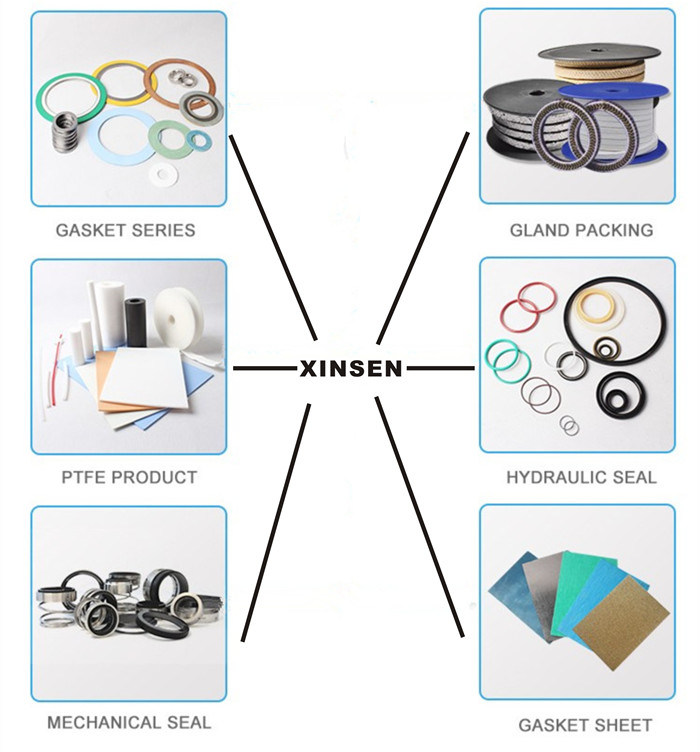 ASME Expanded/Flexible Graphite/PTFE Spiral Wound Gasket with Inner Ring & Outer Ring