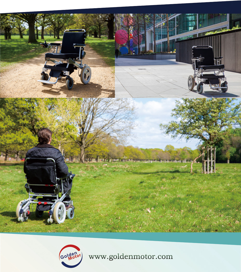 Lightest Aluminum Folding Electric Power Wheelchair with Ce Approval