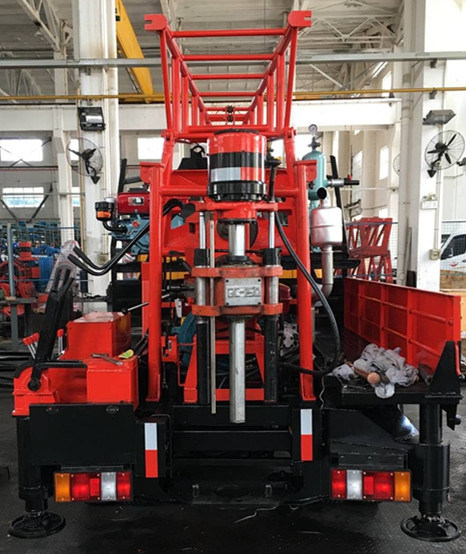 Gc-150 Hydraulic Chuck Truck Mounted Drilling Rig for Geological Exploration 1300n. M Torque