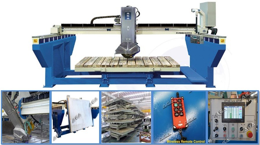 Marble Granite Bridge Saw Cutting Slabs&Countertops&Vanitytops&Benchtops (XZQQ625A)