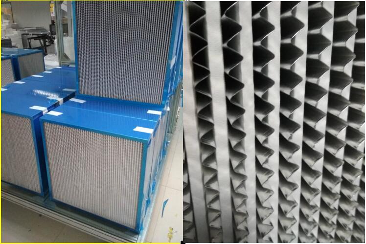 99.95% Mpps Efficiency Separator HEPA Air Filter