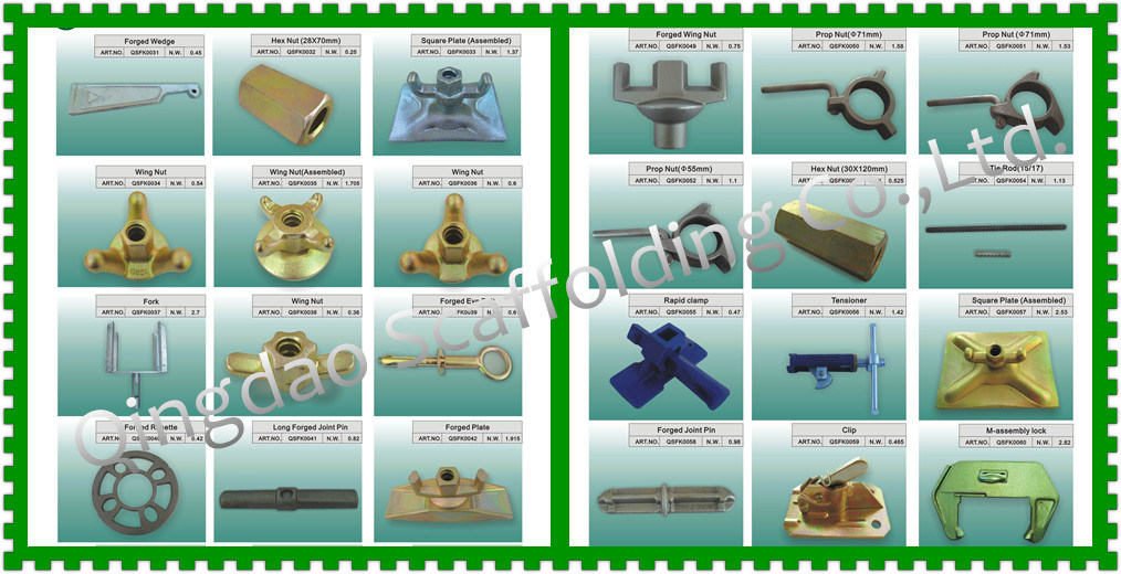 Construction Casting or Forged Formwork Accessories
