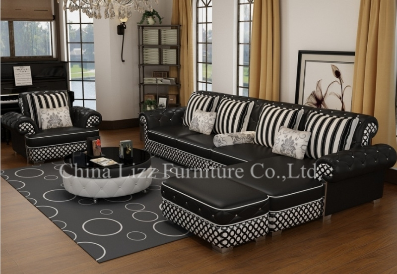 Daybed Furniture Genuine Leather Sofa for Living Room