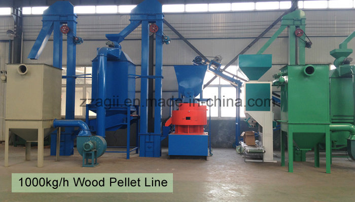 Auto Lubrication System Ring Die Biomass Wood Granulating Machine
