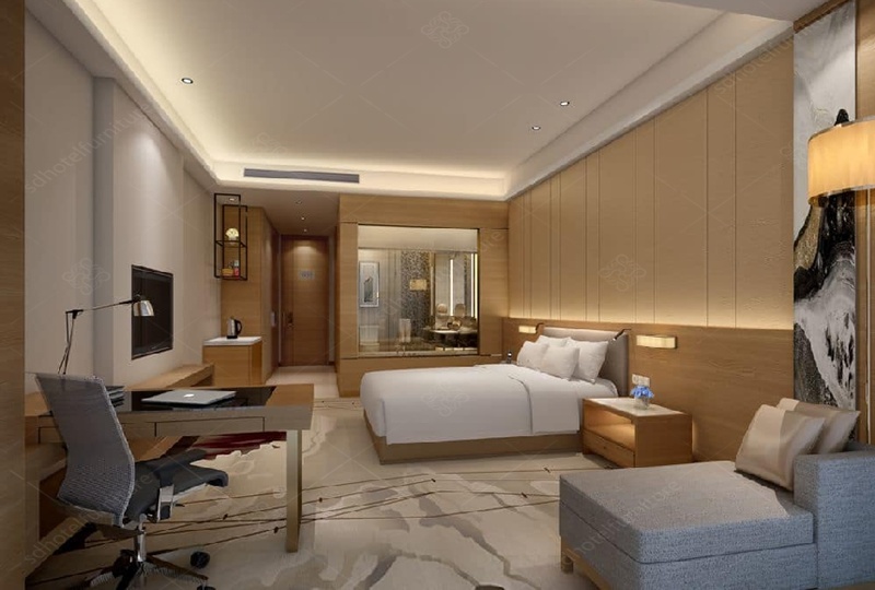 Manufacturer Customized Hotel Furniture for Hilton Bedroom Set Furniture