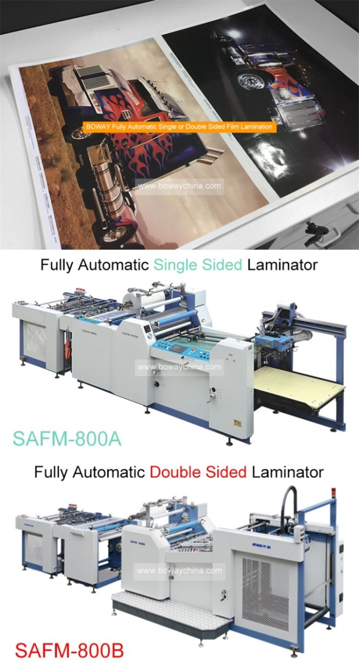 Printers Printing House 780mm Paper Automatic Hot Two Sides Roll Film Laminator Lamination Laminating Machine Price