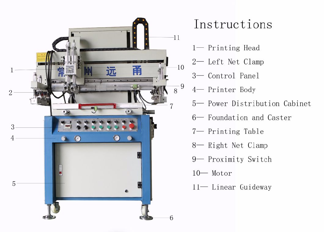 700*1600 High Precision Screen Printer Machine with Vacuum Suction Table for Circuit Board