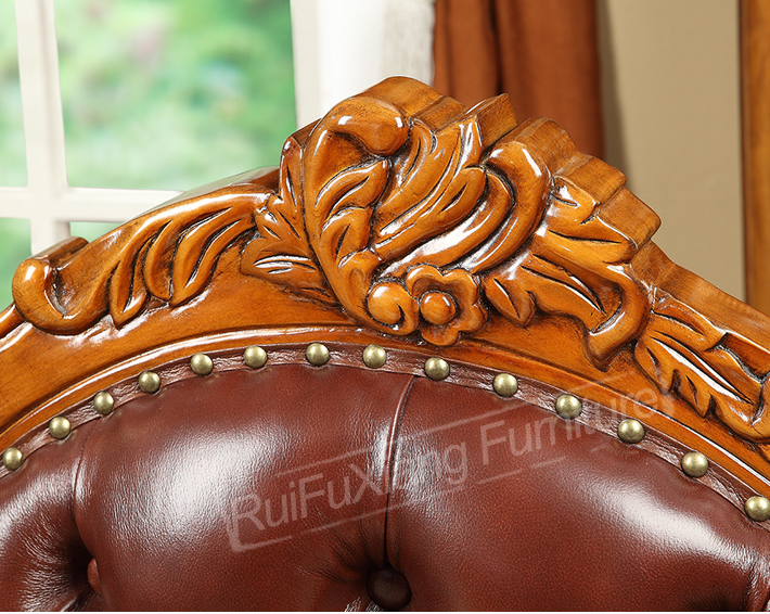 Leather Chaise Lounge for Wife (O271)