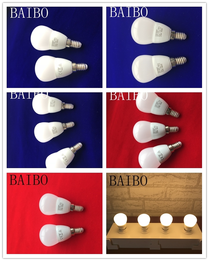 G45 LED Light Lamp, 3W 5W 7W LED Lamp, E14 E27 LED Nail Lamp