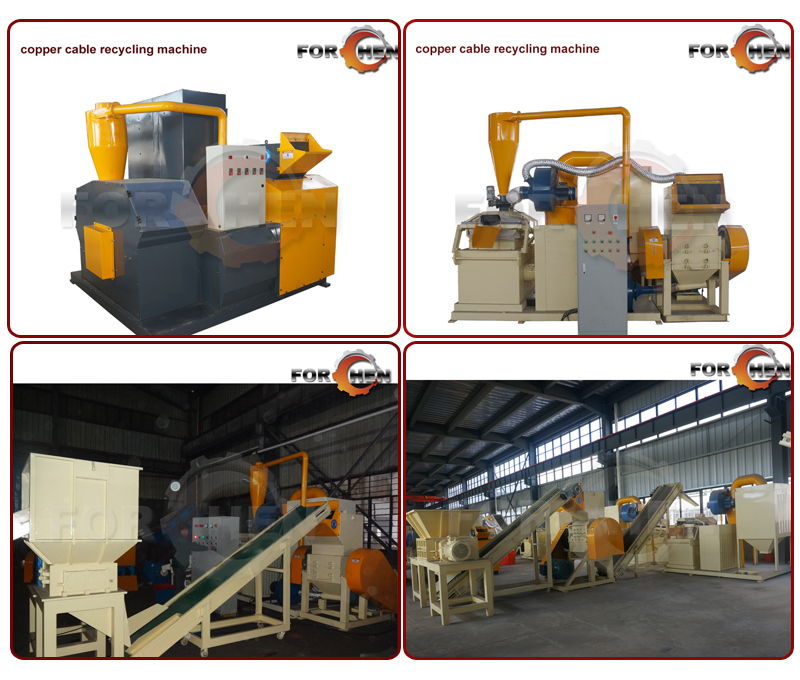 Large Capacity Automatic Copper Cable Wire Recycling Machine