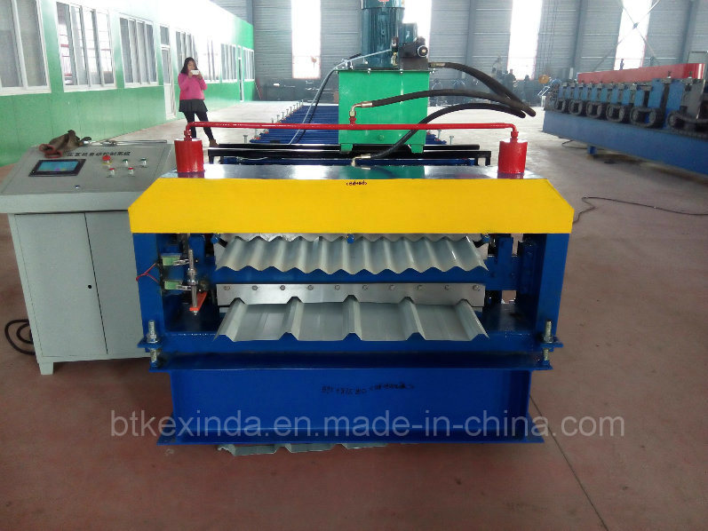 Kxd 836-836 Double Layers Metal Roofing Roll Forming Machine