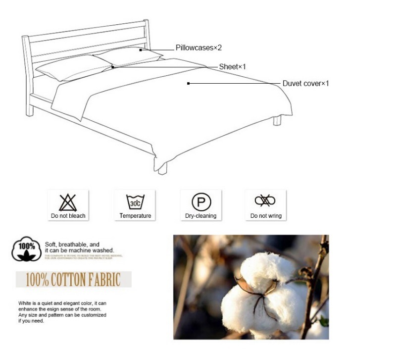 High Quality Cheaper 100% Cotton 3cm Stripe Hotel Bedding Sets