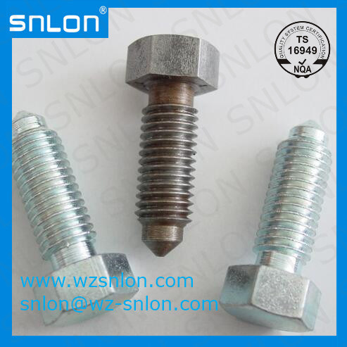 CNC Machining Non-Standard Hex Bolt with Dog Point