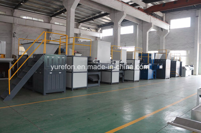 Plastic Bag and Metal Chipper Two Shaft Shredder Recycling Machine