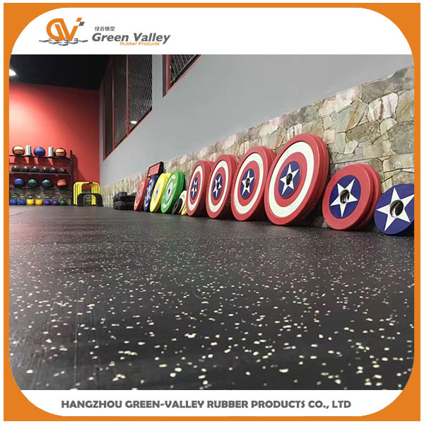 3-18mm Thickness Rubber Floor Rolls Carpets for Gym Sport