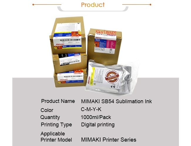 Japan Mimaki Original Sb54 Sublimation Ink for High Speed Printing