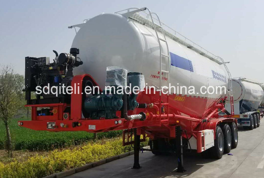 3 Axles China Truck Trailer Manufacturer Supply Bulk Cement Tank Trailer Semi Tanker Trailers