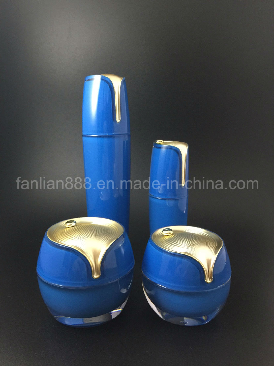 Acrylic Flounced Bottles for Cosmetic Packaging