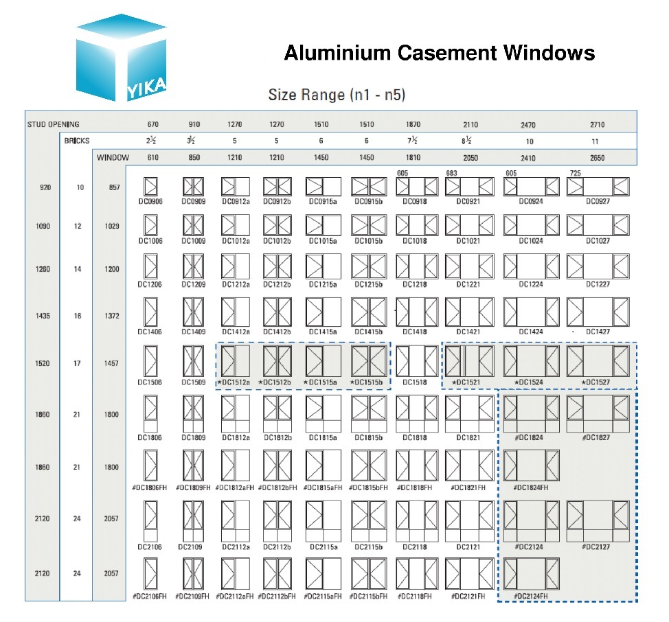 High Quality Bottom Price Double Glass Thermal Break Aluminium Casement Window
