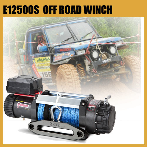 4WD off Road 12500lbs Portable Electric Winch with IP68