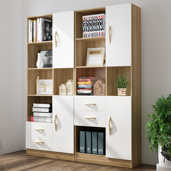 2018 Shandong Factory Free Combination Wooden Bookcase Book Cabinet