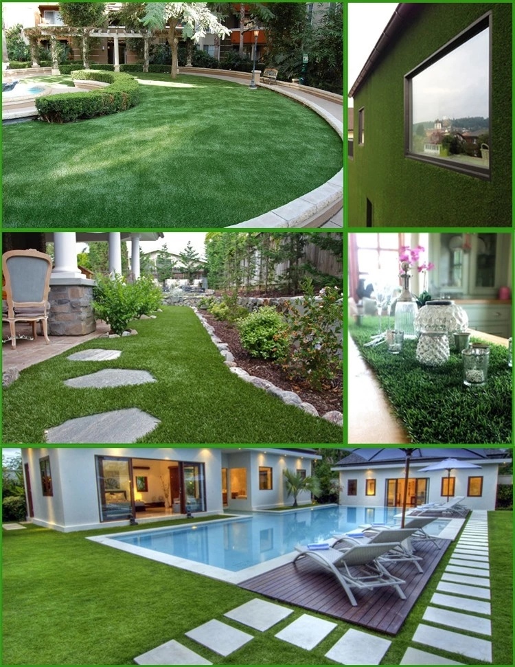 Outdoor and Indoor Landscaping Synthetic Lawn Artificial Grass Turf
