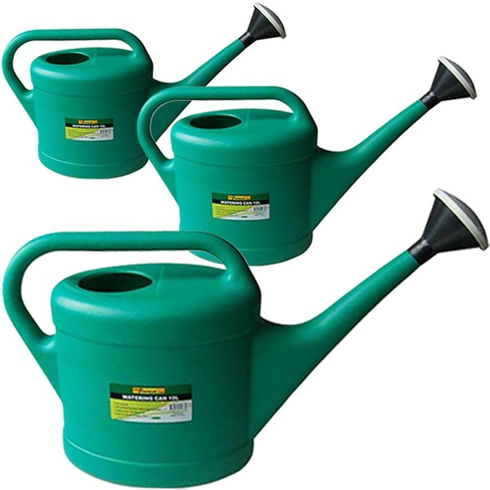 High Quality Garden Tools 10L PE Plastic Water Pot Watering Can