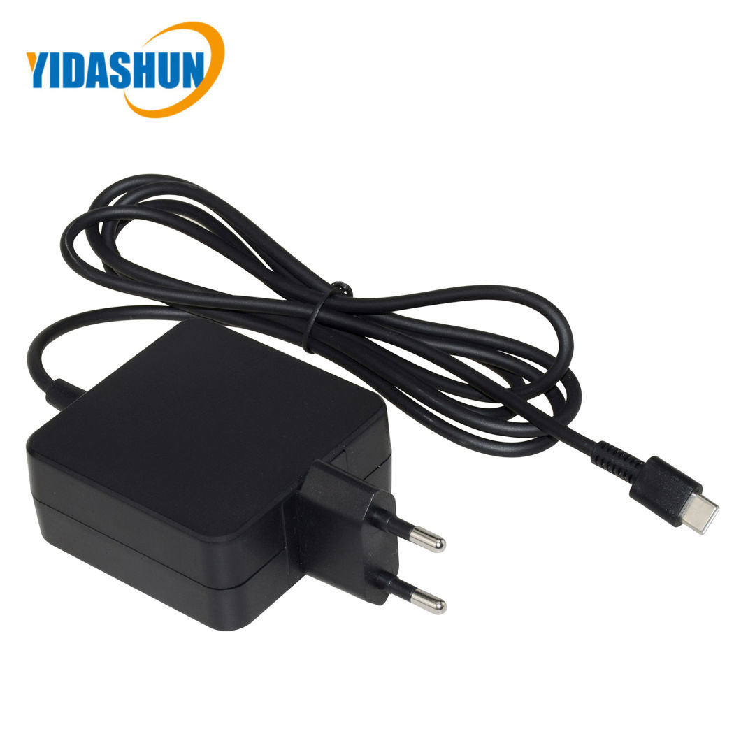 Popular 45W Type C Laptop 5V2a/ 12V 2A /20V2.25A Power Supply Charger EU/UK/Us/Aus Plug for Asus