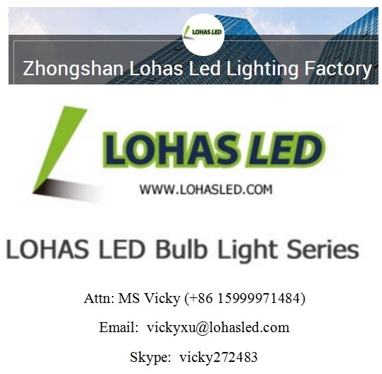 Lighting Lamp E26 8W G70 Global LED Bulb Light