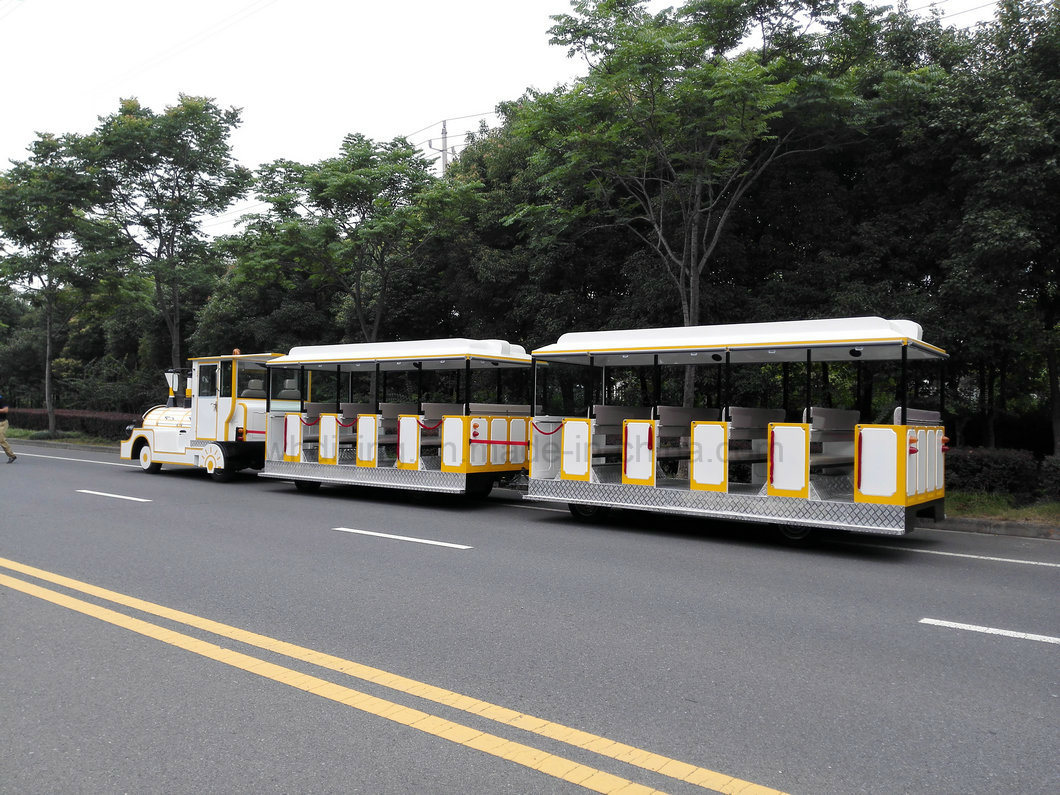 Amusement Ride Equipments 42 Seater Electric Tourist Train for Park