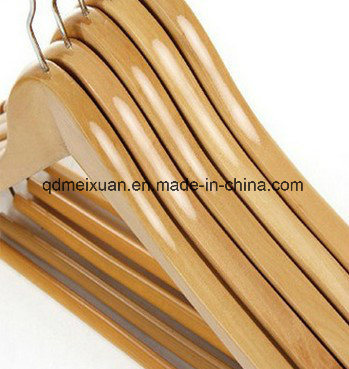 Wholesale Wood Hangers Clothing Store Real Wood Clothes Pants Wearing a Suit Hanger a Smooth Surface (M-X3601)