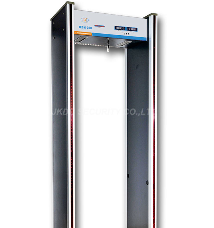 Six Interlaced Detection Regions High Sensitive Walk Through Metal Detector