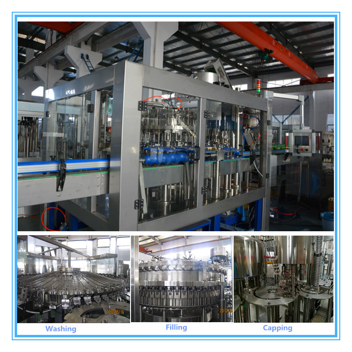 Full Automatic Carbonated Soft Drinking Liquid Water Bottling Plastic Glass Can Bottle Washing Filling Capping Plant Line Machinery Machine