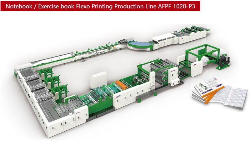 Fully Automatic Cold Glue Taped Notebook Production Line China