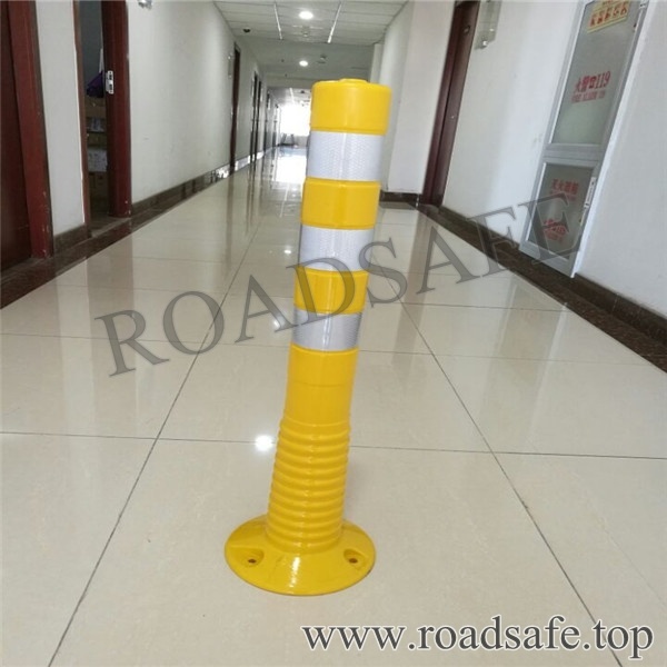 Road Safety Flexible PU Screw Thread Sign Post