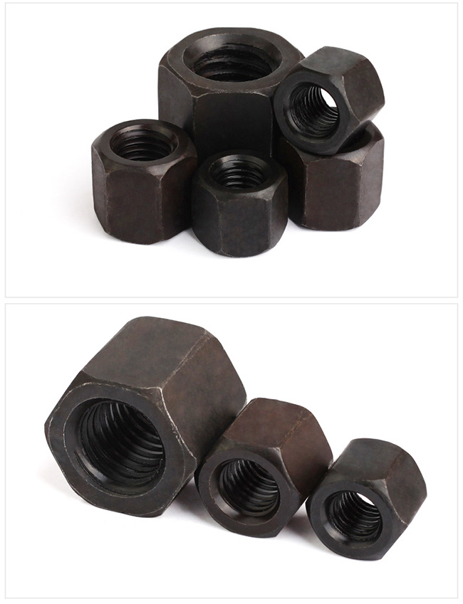 DIN 6330 Black High Strength Steel Hexagon Head Thick Hex Nut