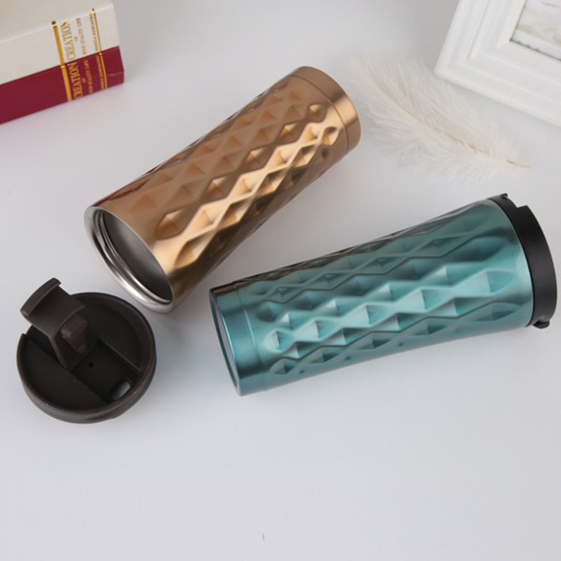 Insulated Double Wall Stainless Steel Flask Coffee Vacuum Travel Mug