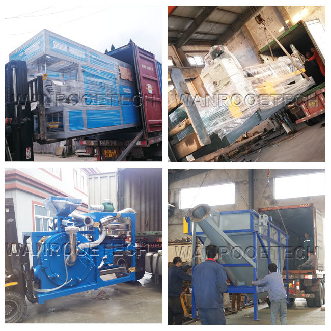 Pnhs Plastic Waste Film Recycling Pelletizing Extrusion Production Machine