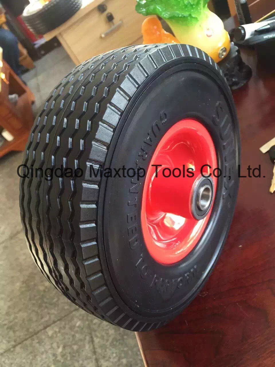 Metal Rim16X6.50-8 Factory Wheel Barrow PU Foam Wheel