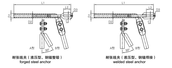 Ny Hydraulic Compression Dead End Clamp for ACSR Conductor