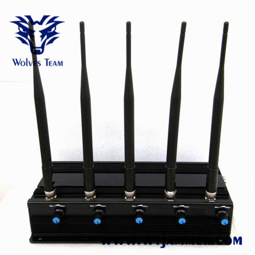 7W Powerful Tabletop Adjustable WiFi GPS Jammer & All Wireless Bug Camera Jammer