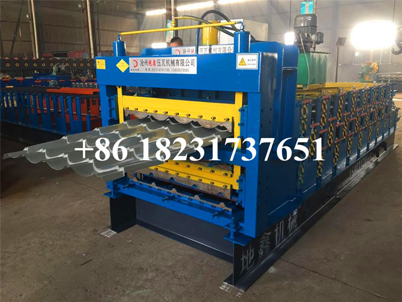 PPGI Glazed Roof Tile Roll Forming Machine