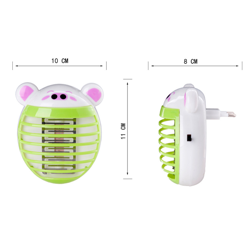 Cute Mini Electronic Mosquito Killer Lamp Fly Bug Insect Trap Killer Anti Mosquito Repellent