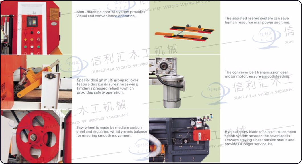 Semi-Automatic Horizontal Band Saw Machine Woodworking Machine/ Medium Capacity Band Saw Wood Cutting Horizontal Band Saw