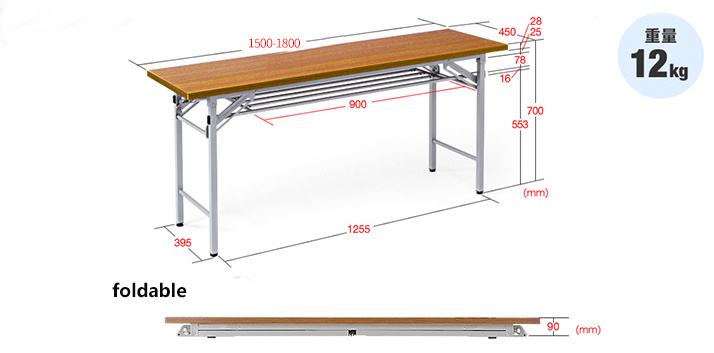 Library Furniture Foldable Reading Table for Meeting Room on Sale