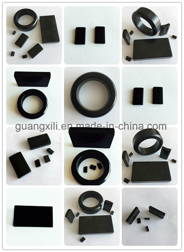 Black Ferrite Permanent Magnet with Smooth Surface for Wholesale
