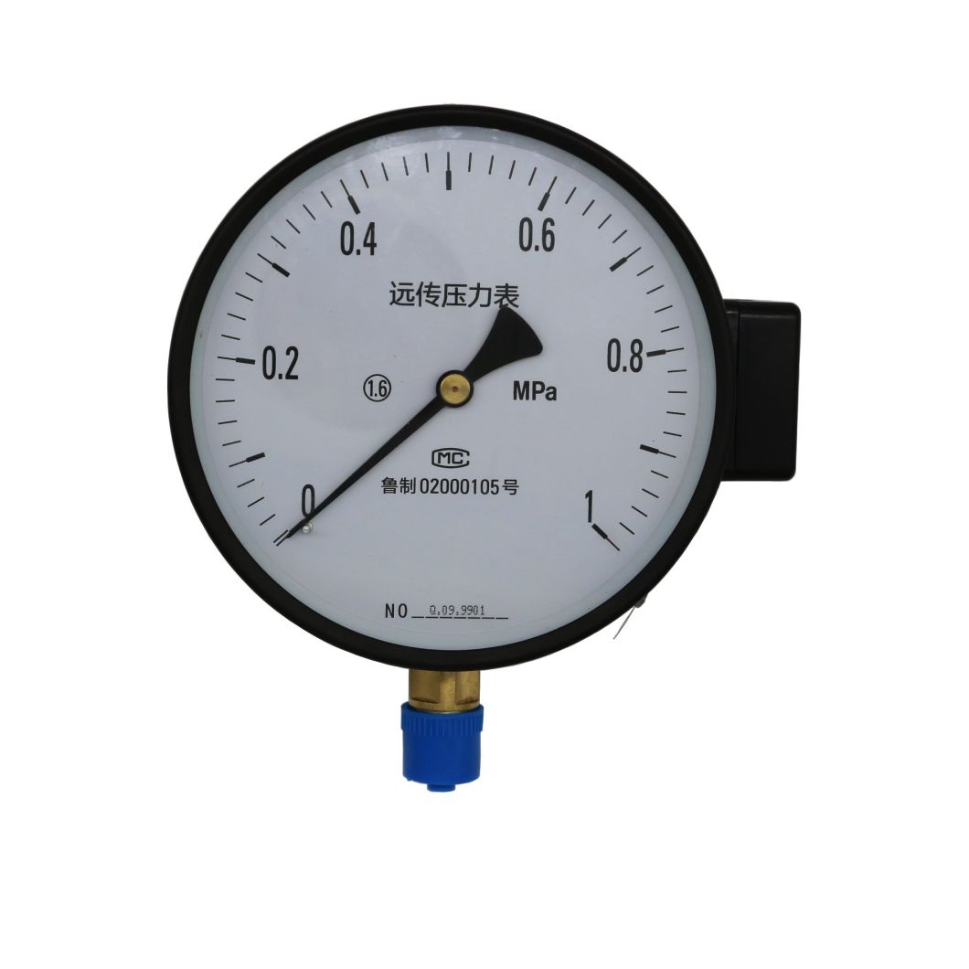Factory Directly! 100mm Potentiometer Teletransmission Pressure Gauge with Favorable Price
