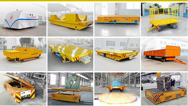 Electric Handling Flat Trolley Heavy Loads Carrier