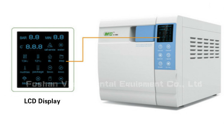 12L-23L Dental Vacuum Steam Sterilizer Medical Autoclave Machine